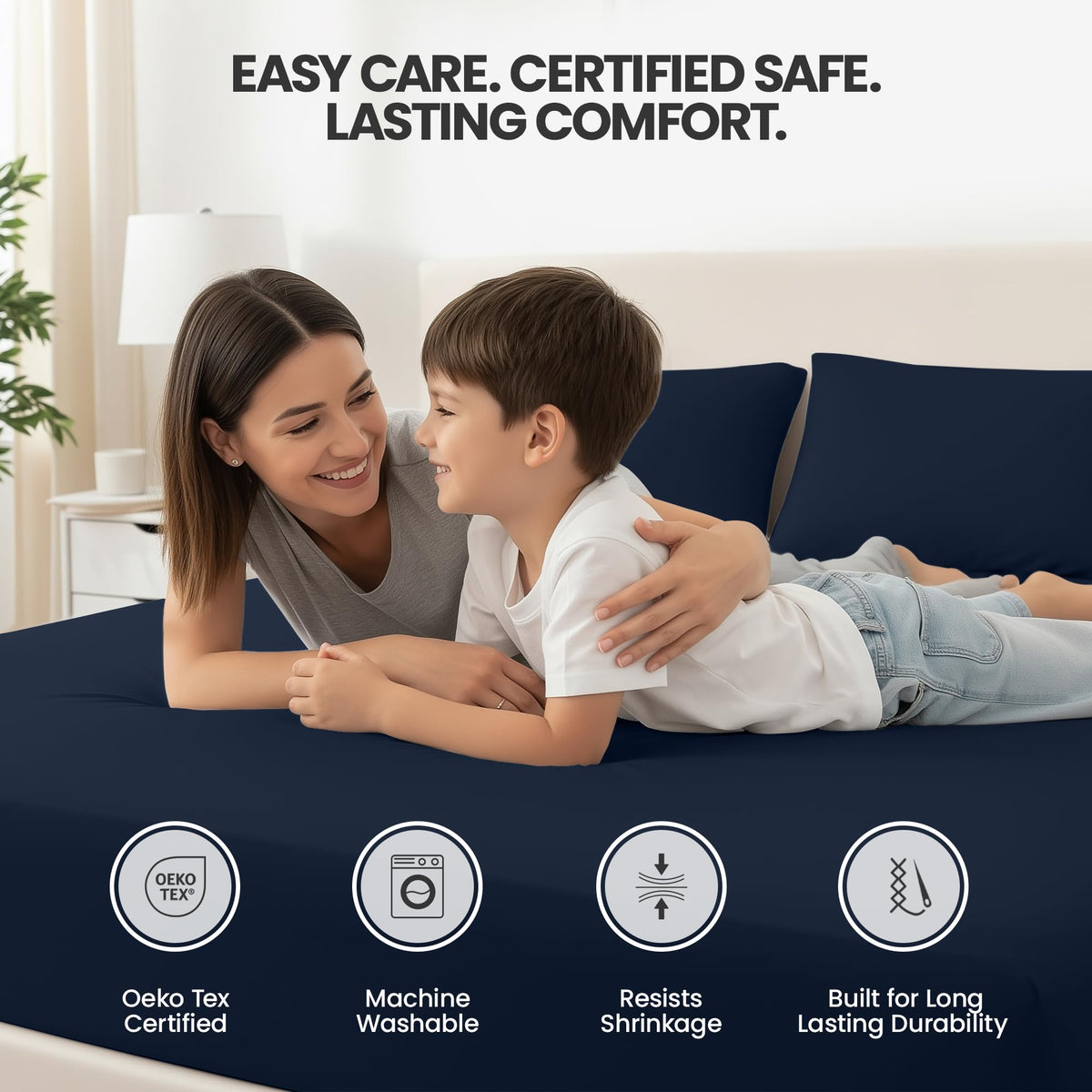 Everyday Soft Fitted Sheet - Multipack