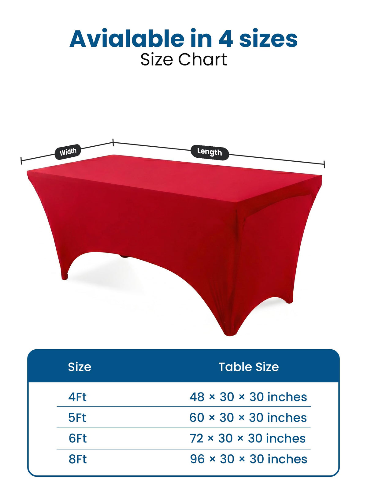 Stretchable Fitted Table Cover
