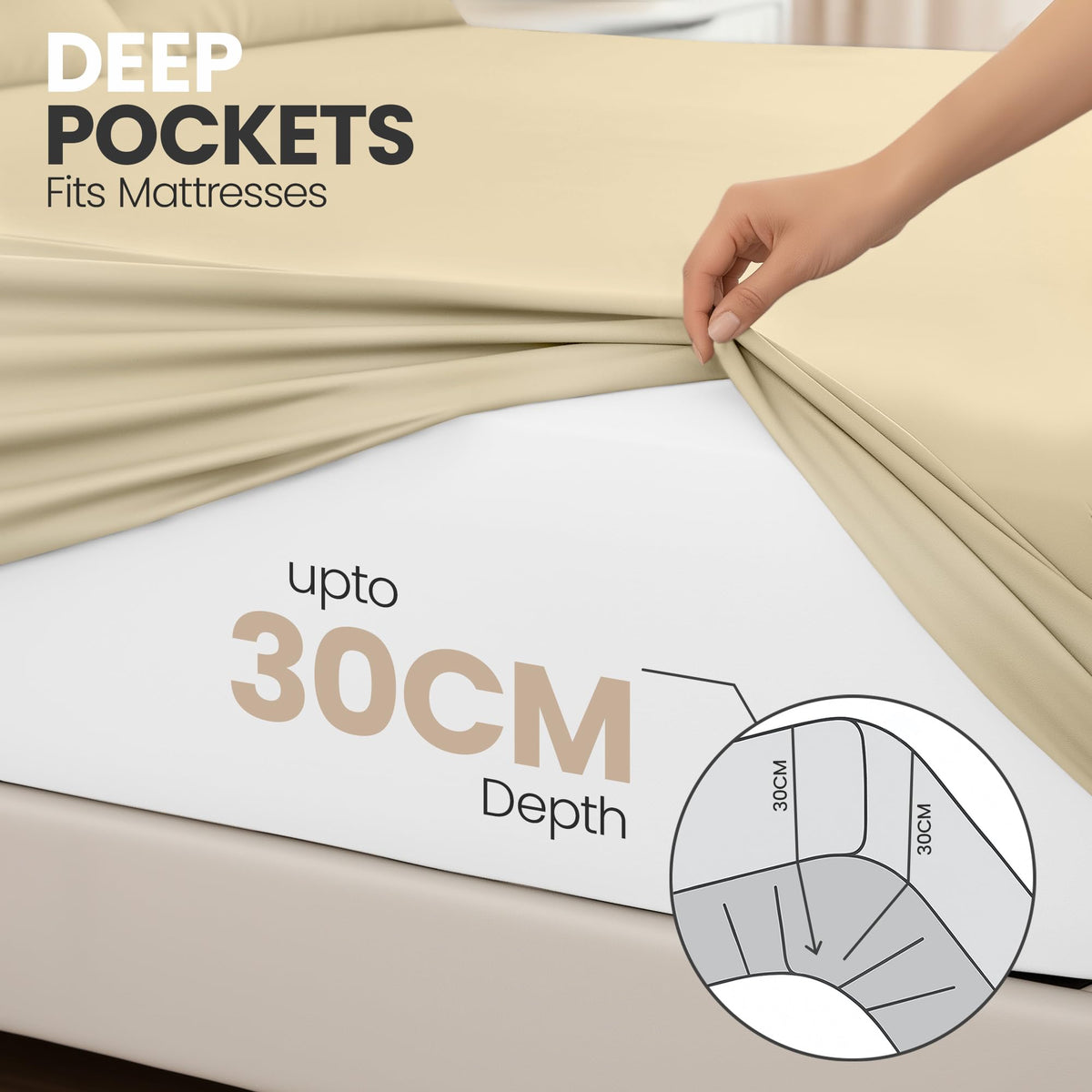Everyday Soft Fitted Sheet - Multipack