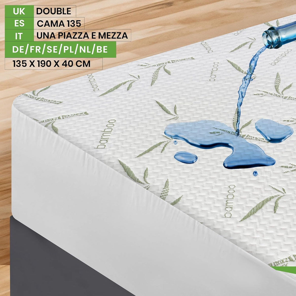 CoolWeave Bamboo Mattress Protector