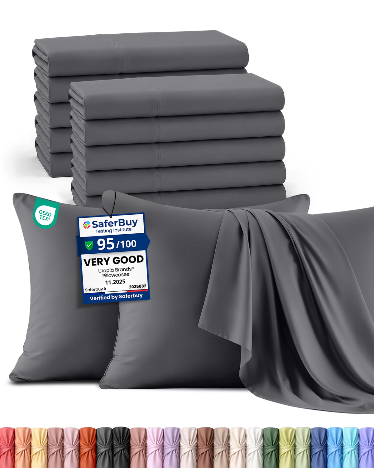 Everyday Soft Pillowcase - Pack of 12