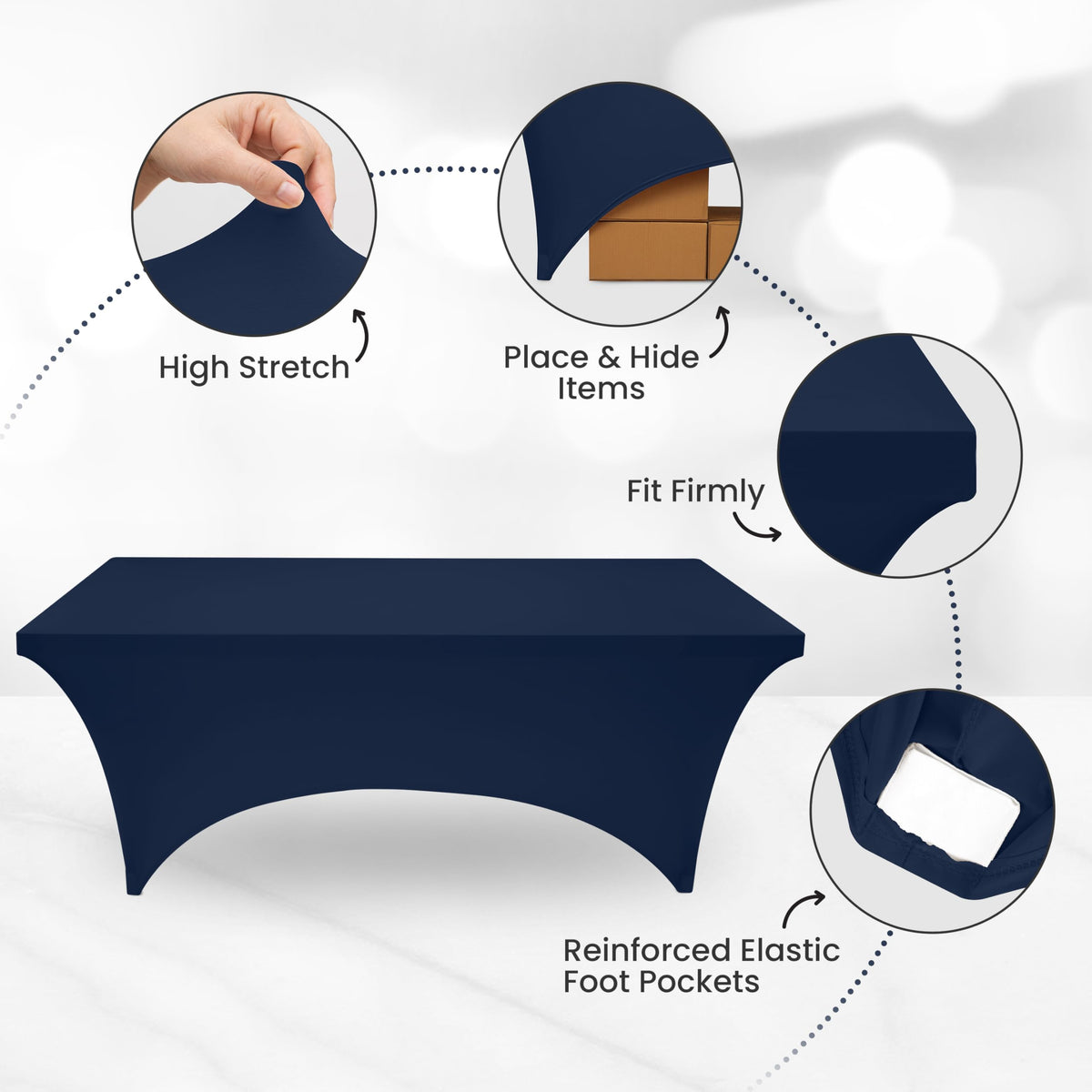 Stretchable Fitted Table Cover