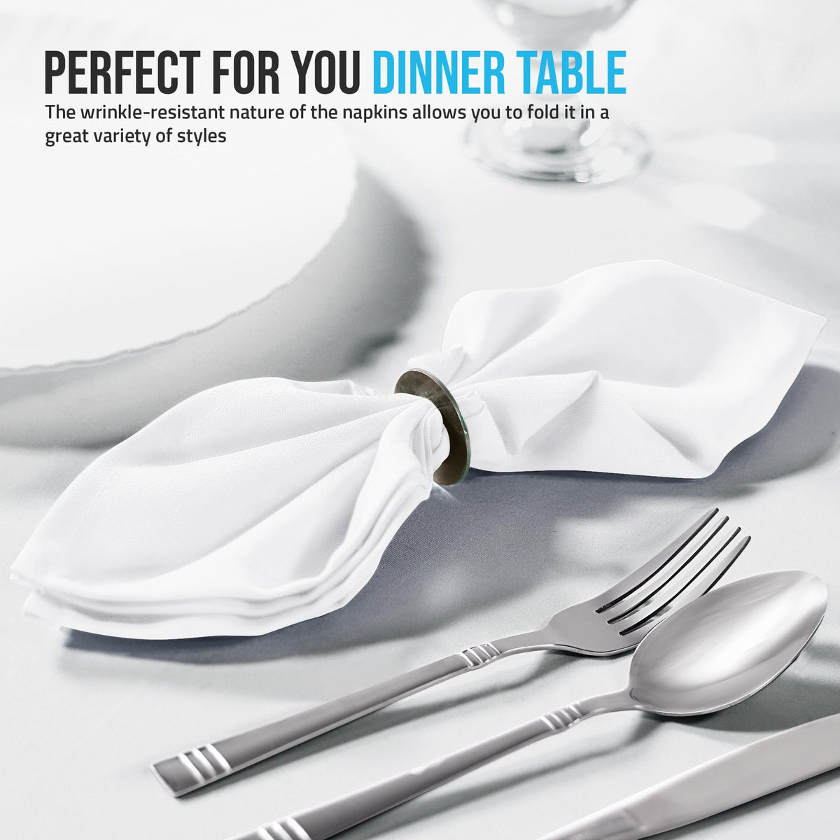 Reusable Polyester Dinner Napkins