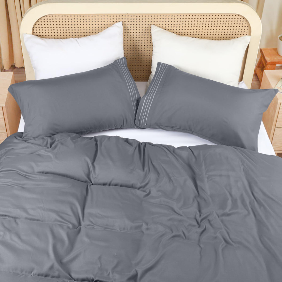 Fine Embroidery Duvet Cover Set