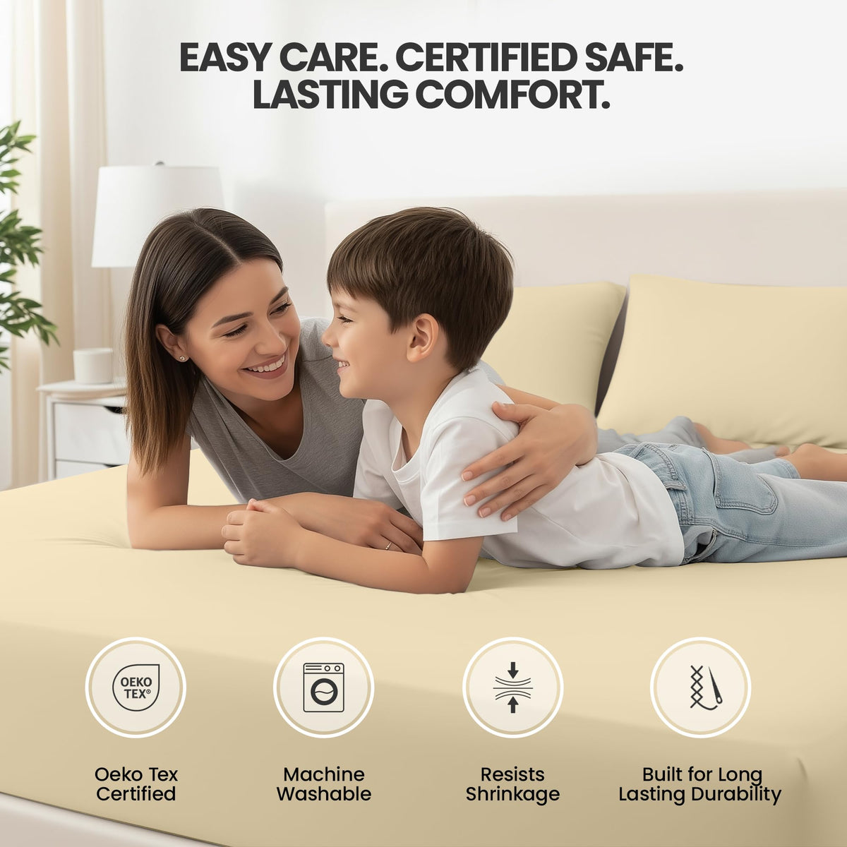 Everyday Soft Fitted Sheet - Multipack
