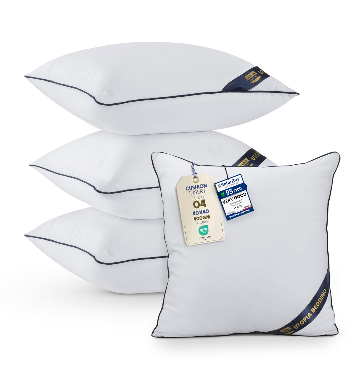 Classic Piped Throw Pillows