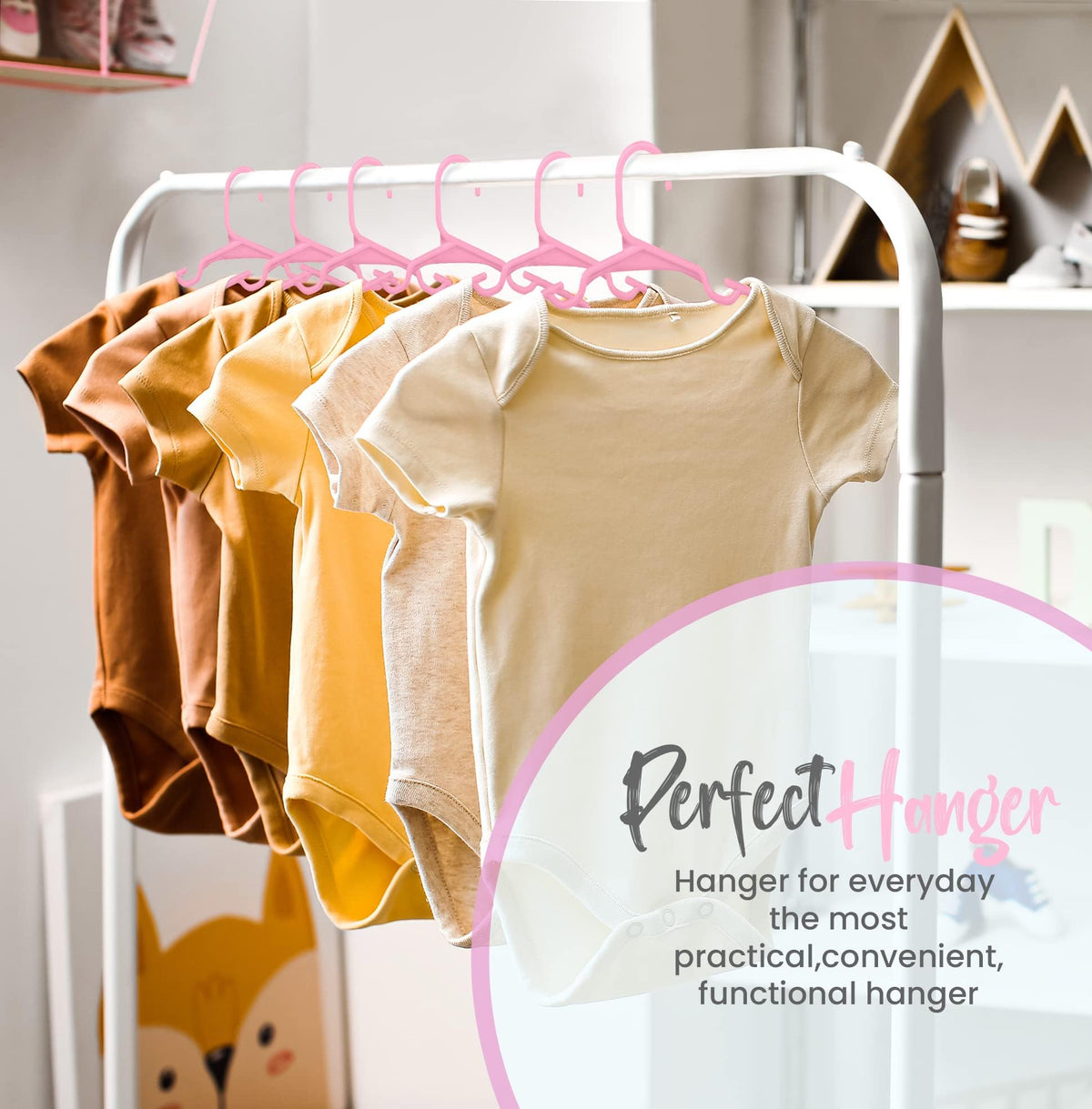 Kids' Plastic Clothes Hangers