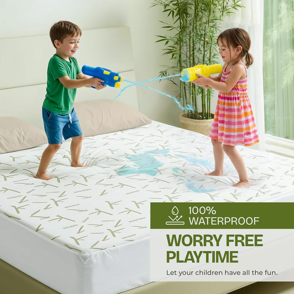 CoolWeave Bamboo Mattress Protector