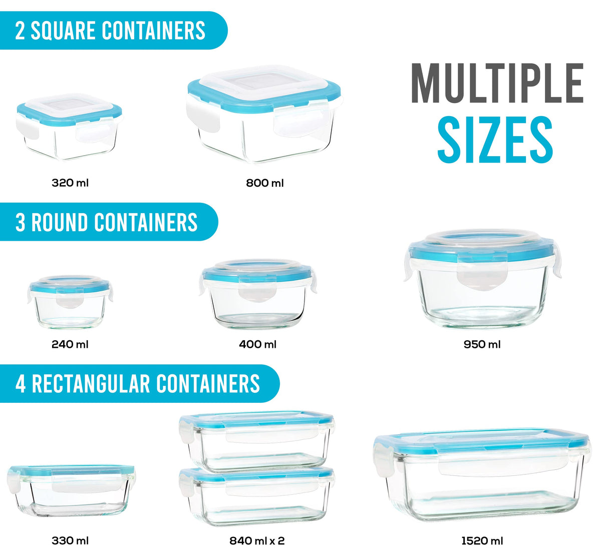 Oven Safe Glass Meal Prep Containers