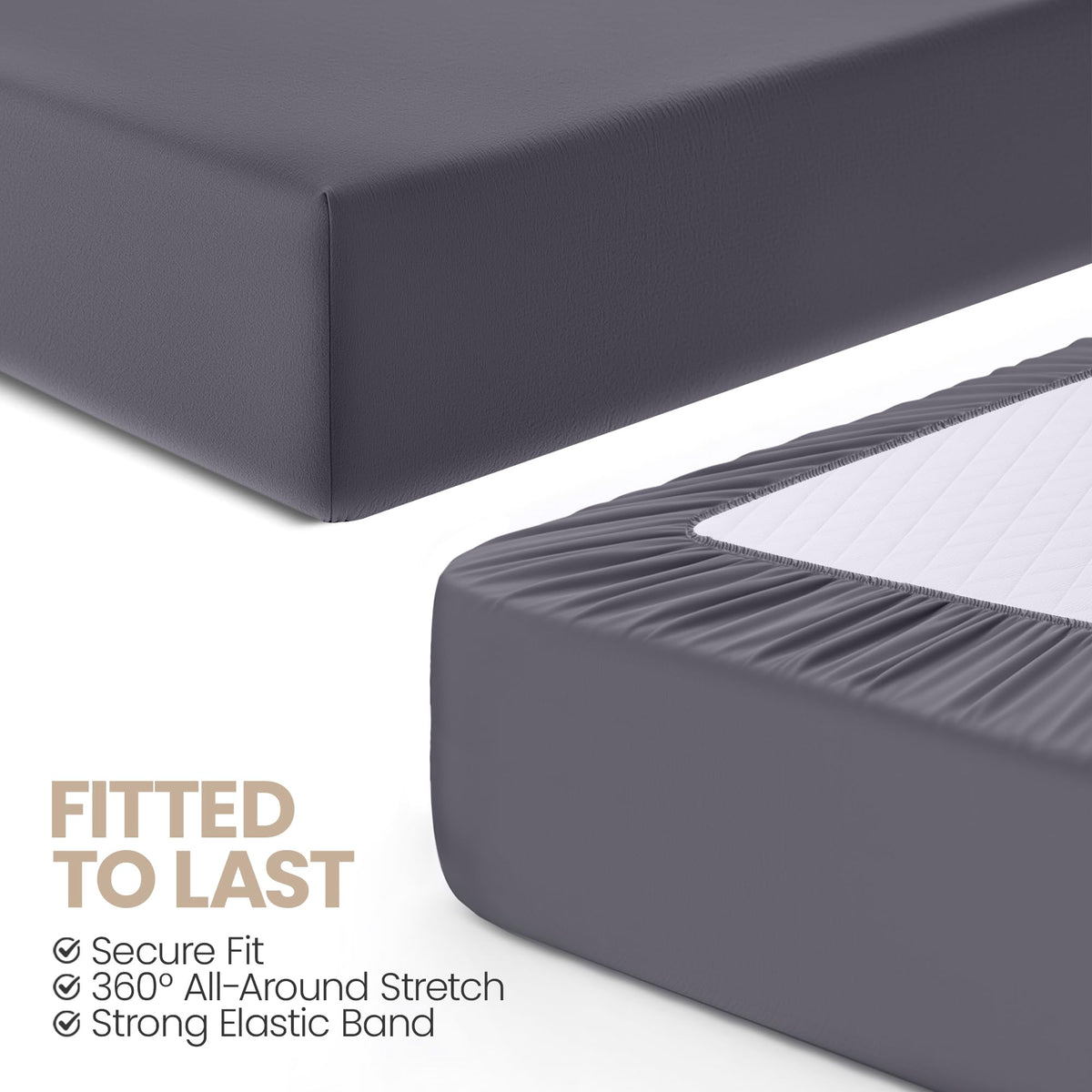 Everyday Soft Fitted Sheet - Multipack