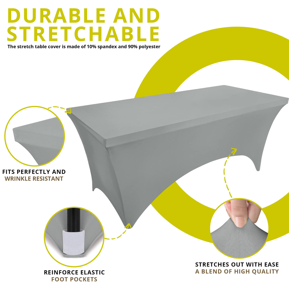 Stretchable Fitted Table Cover
