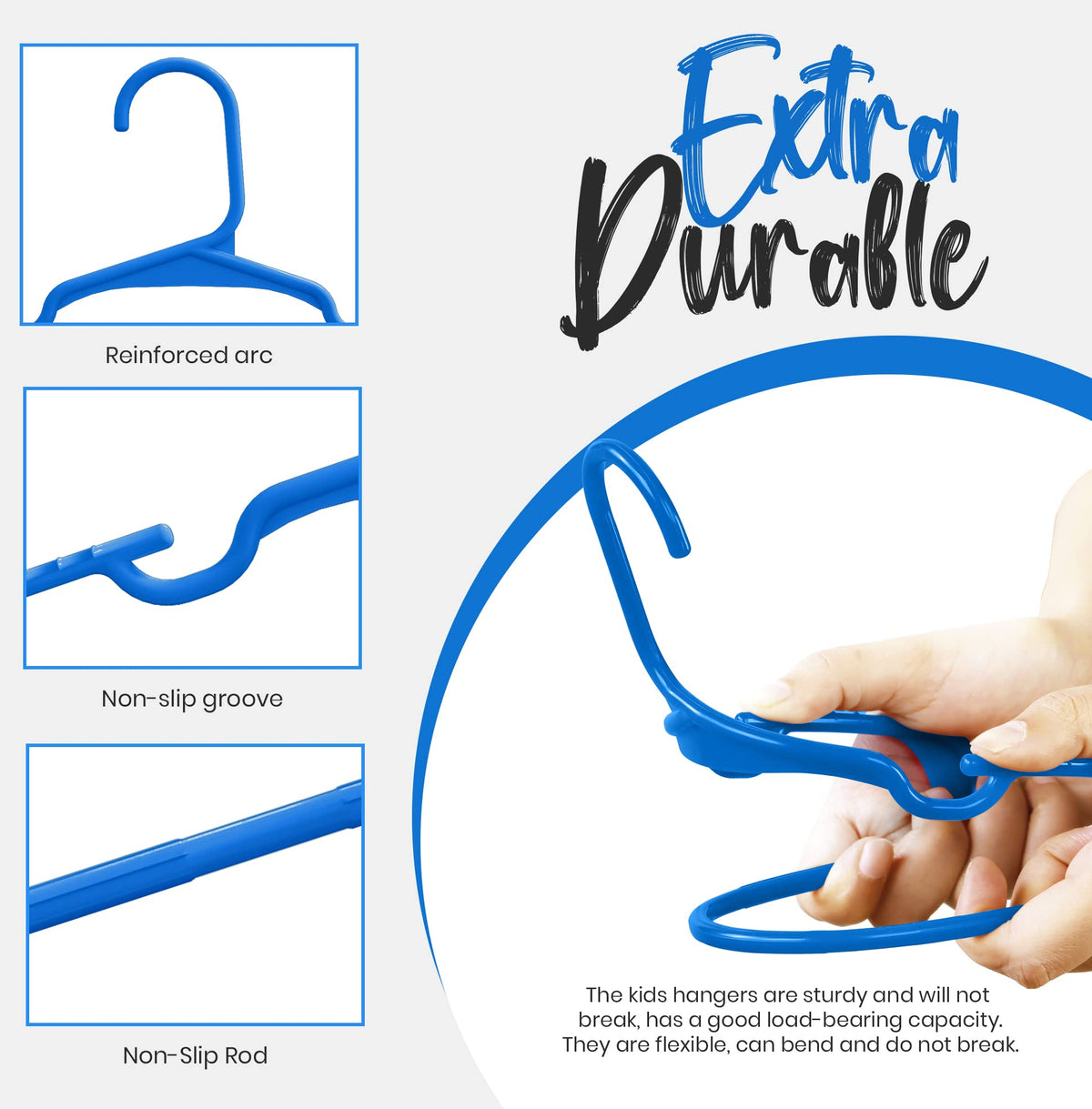 Kids' Plastic Clothes Hangers