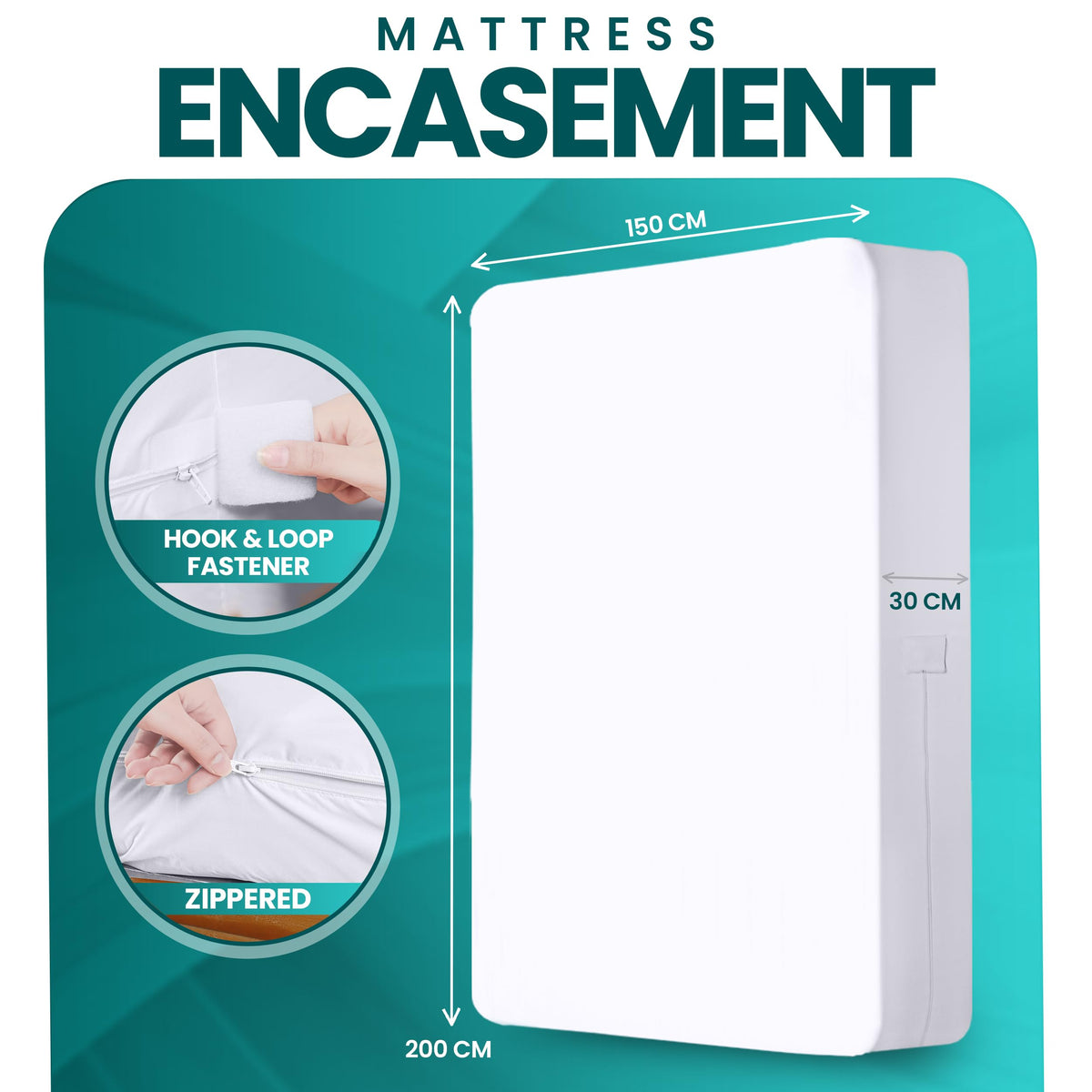Zip-Fit Waterproof Mattress Encasement
