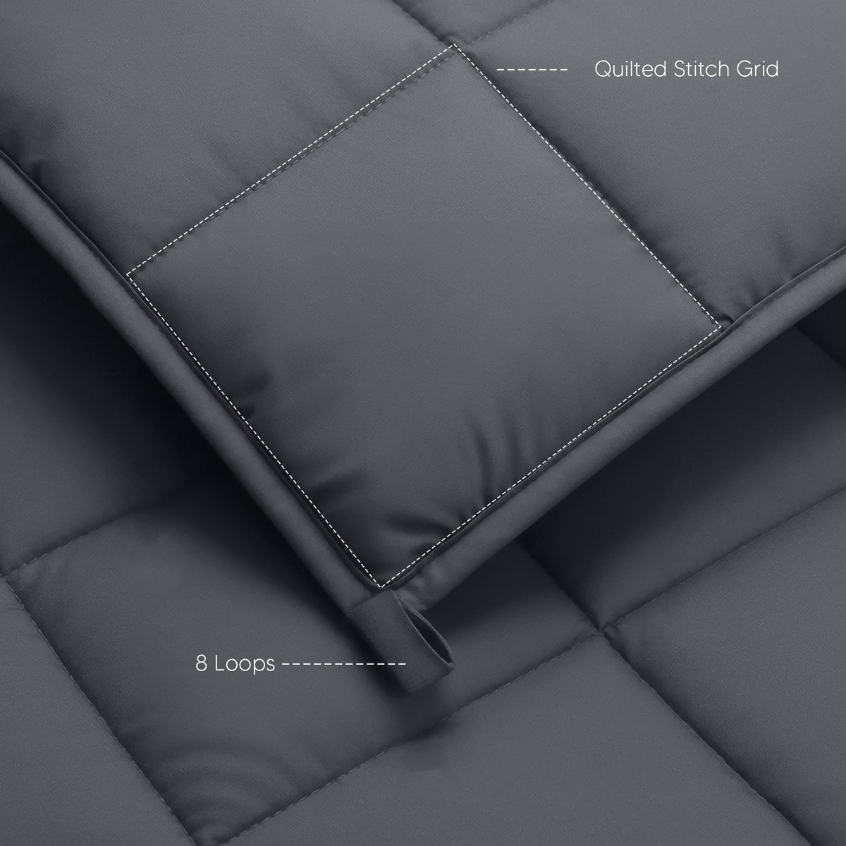 Quilted Glass Bead Weighted Blanket