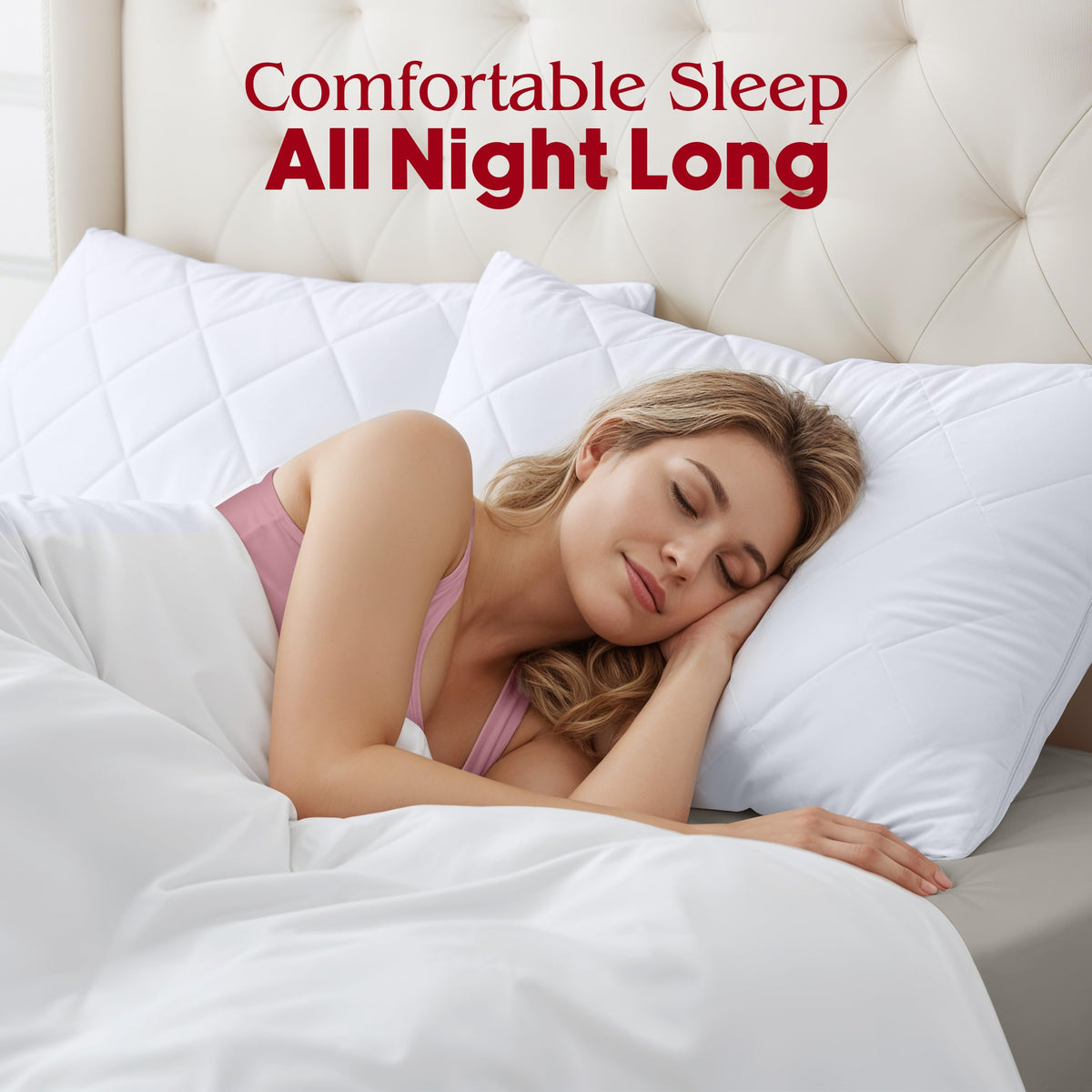 Quilted Pillow Protector Set