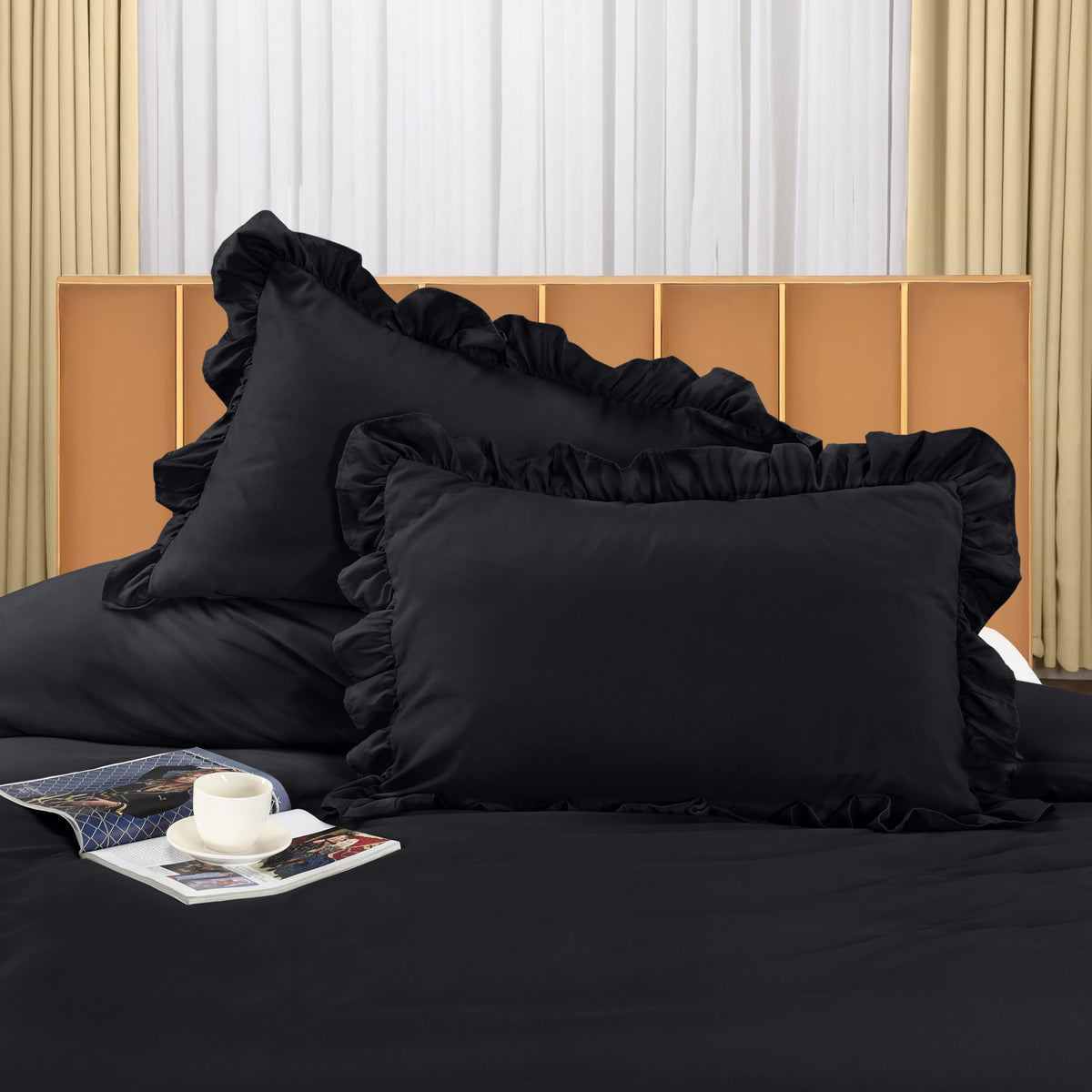 CottageCharm Ruffle Duvet Cover Set