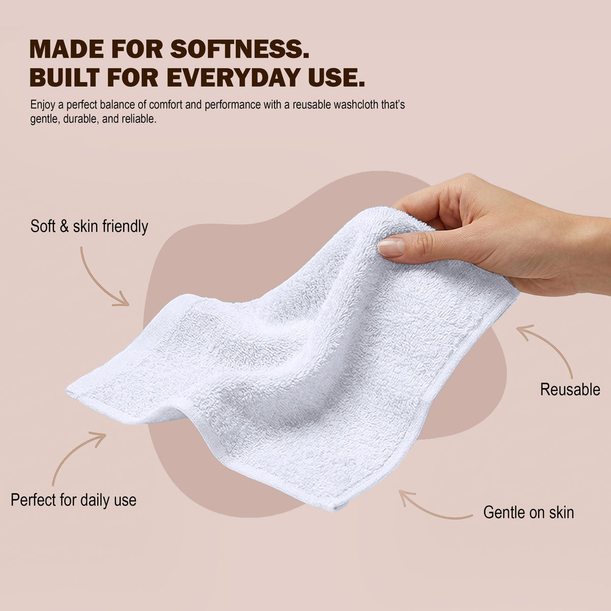 Cotton Flannel Wash Cloth