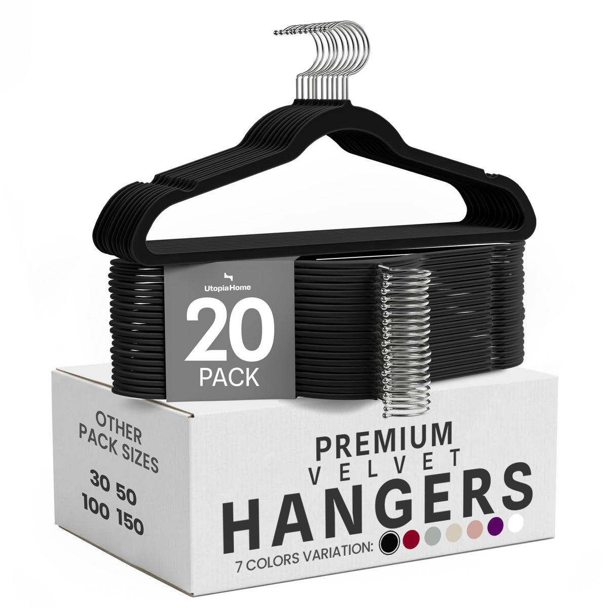 Non-Slip Velvet Clothes Hangers