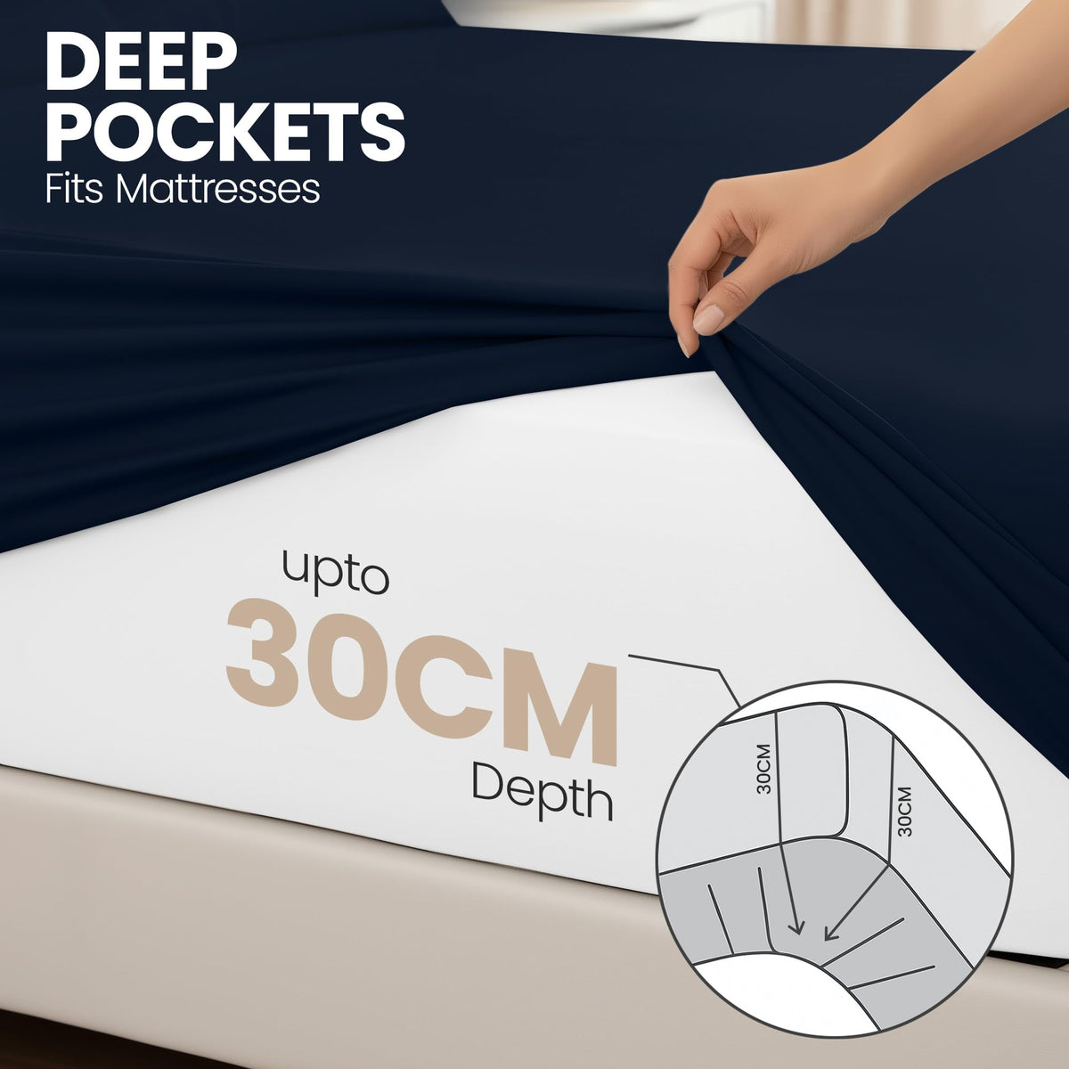Everyday Soft Fitted Sheet - Multipack