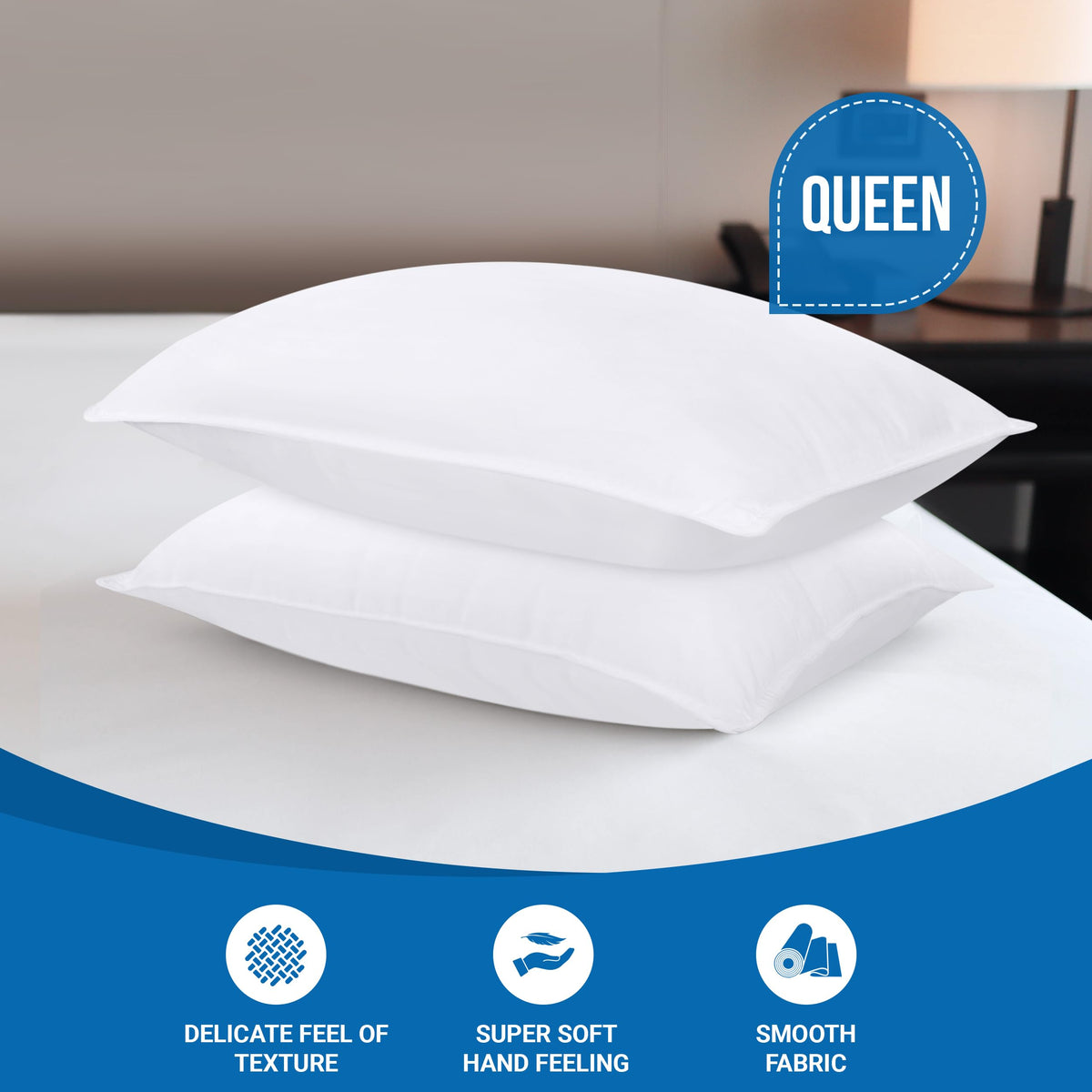 Classic Bed Pillows (Pack of 4)