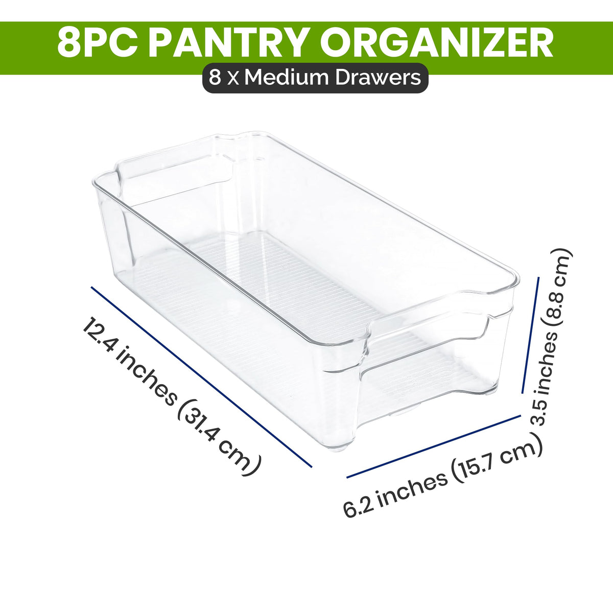 Stackable Fridge Organiser Bins