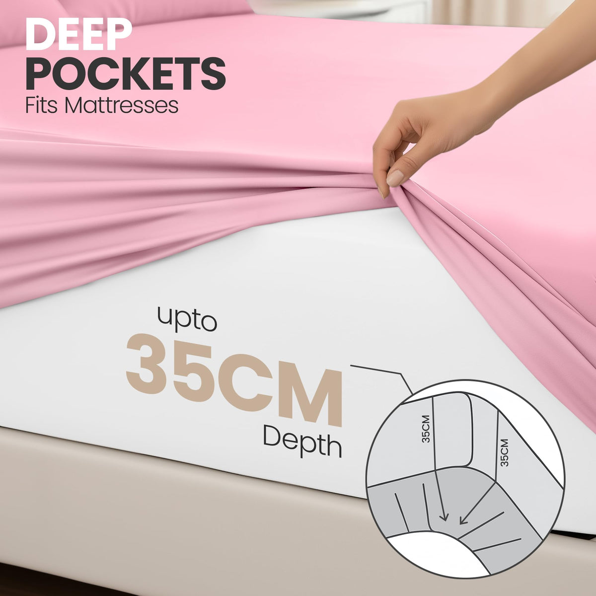 Everyday Soft Fitted Sheet - Multipack