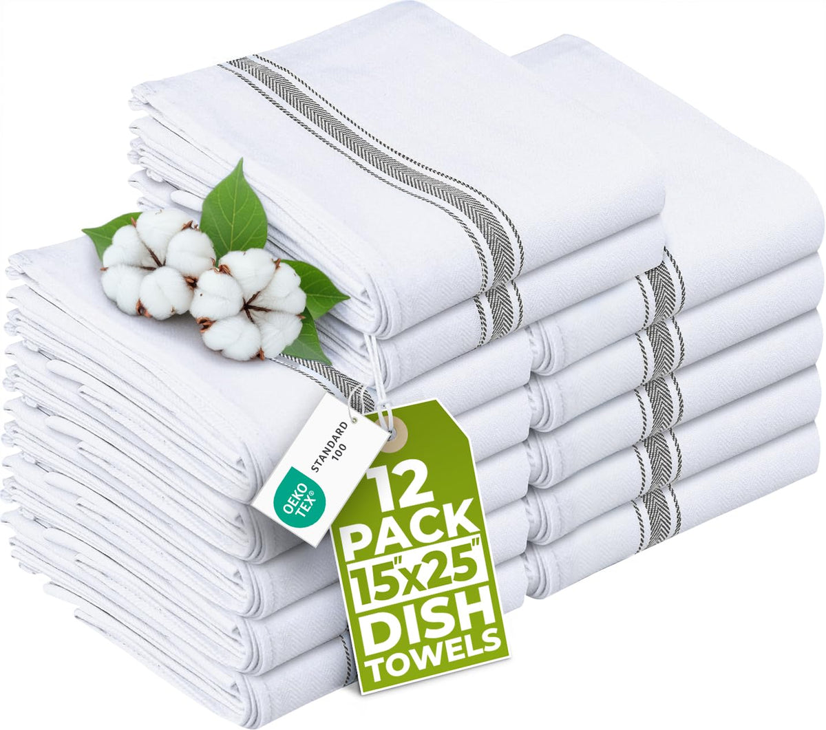 Absorbent Cotton Tea Towels