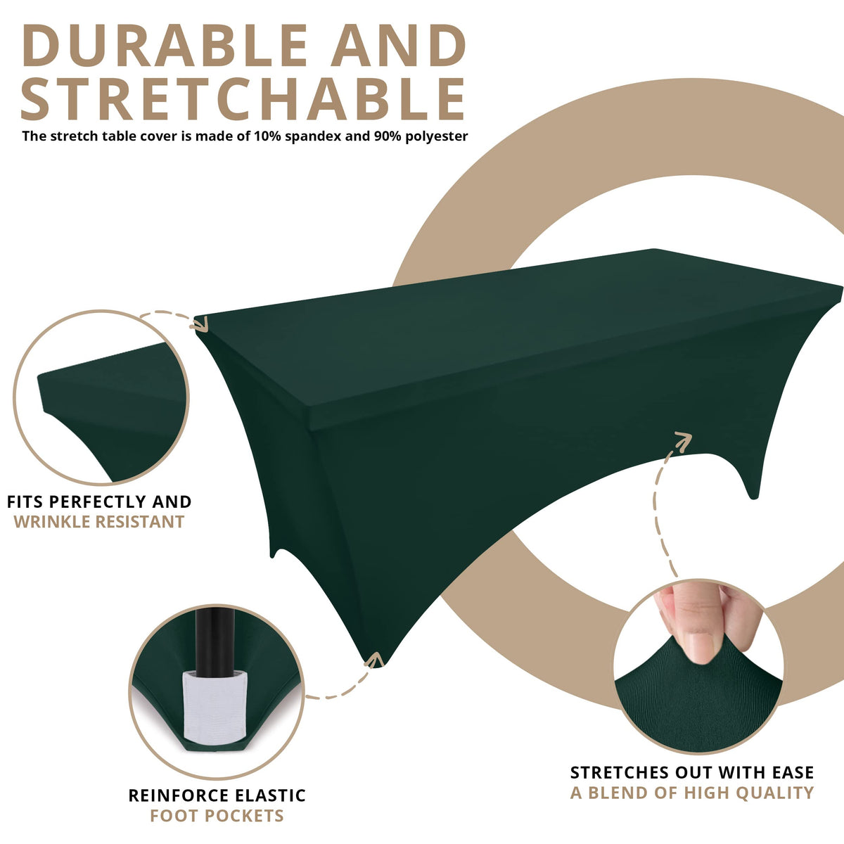Stretchable Fitted Table Cover