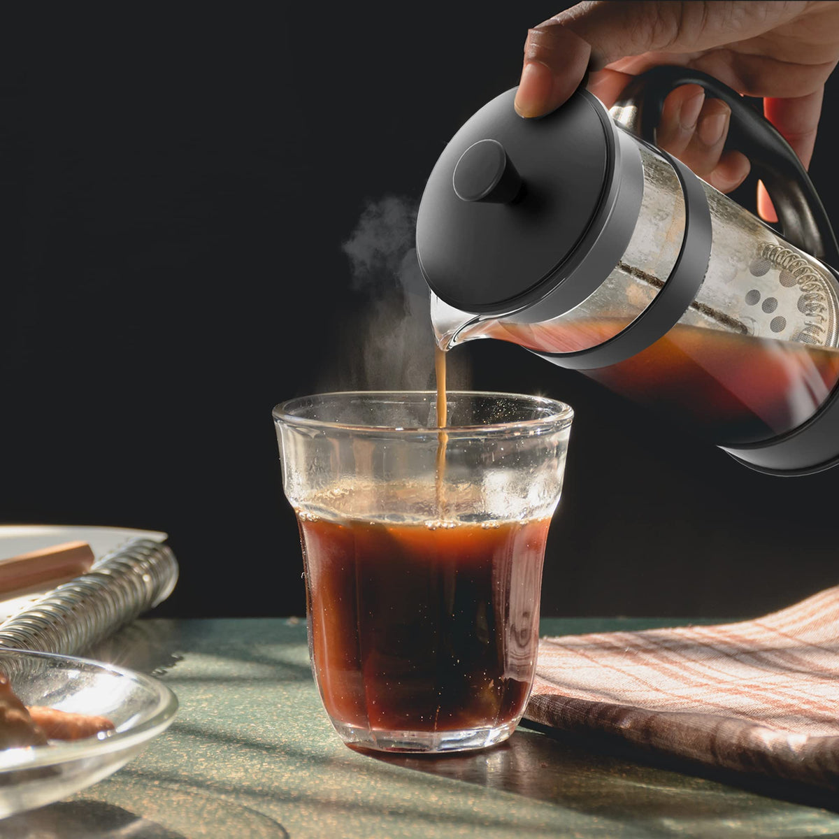 Heat-Resistant Glass Cafetière