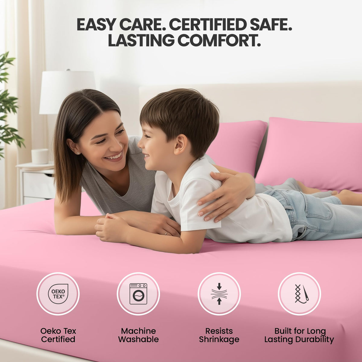 Everyday Soft Fitted Sheet - Multipack