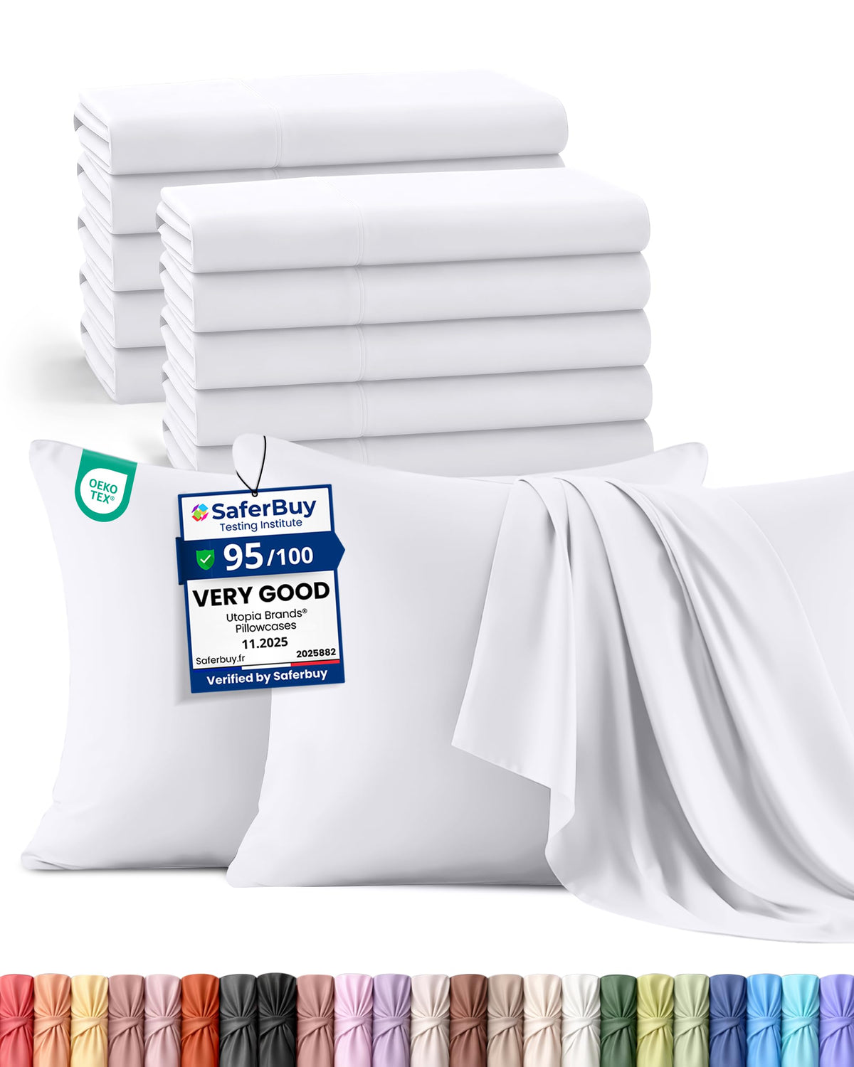 Everyday Soft Pillowcase - Pack of 12