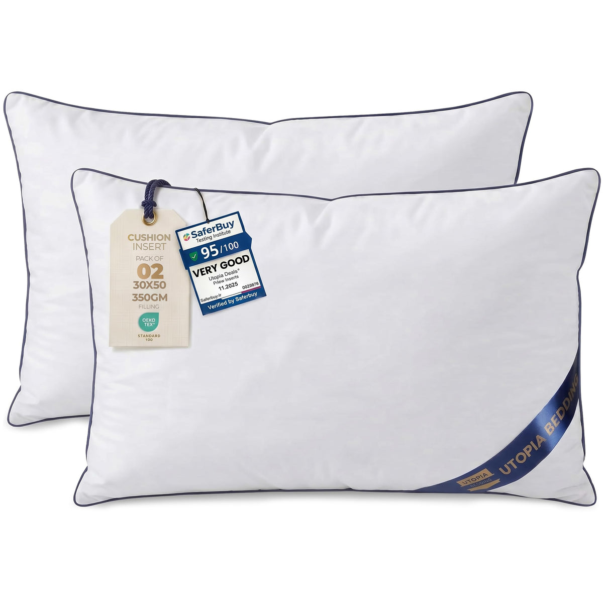 Classic Piped Throw Pillows