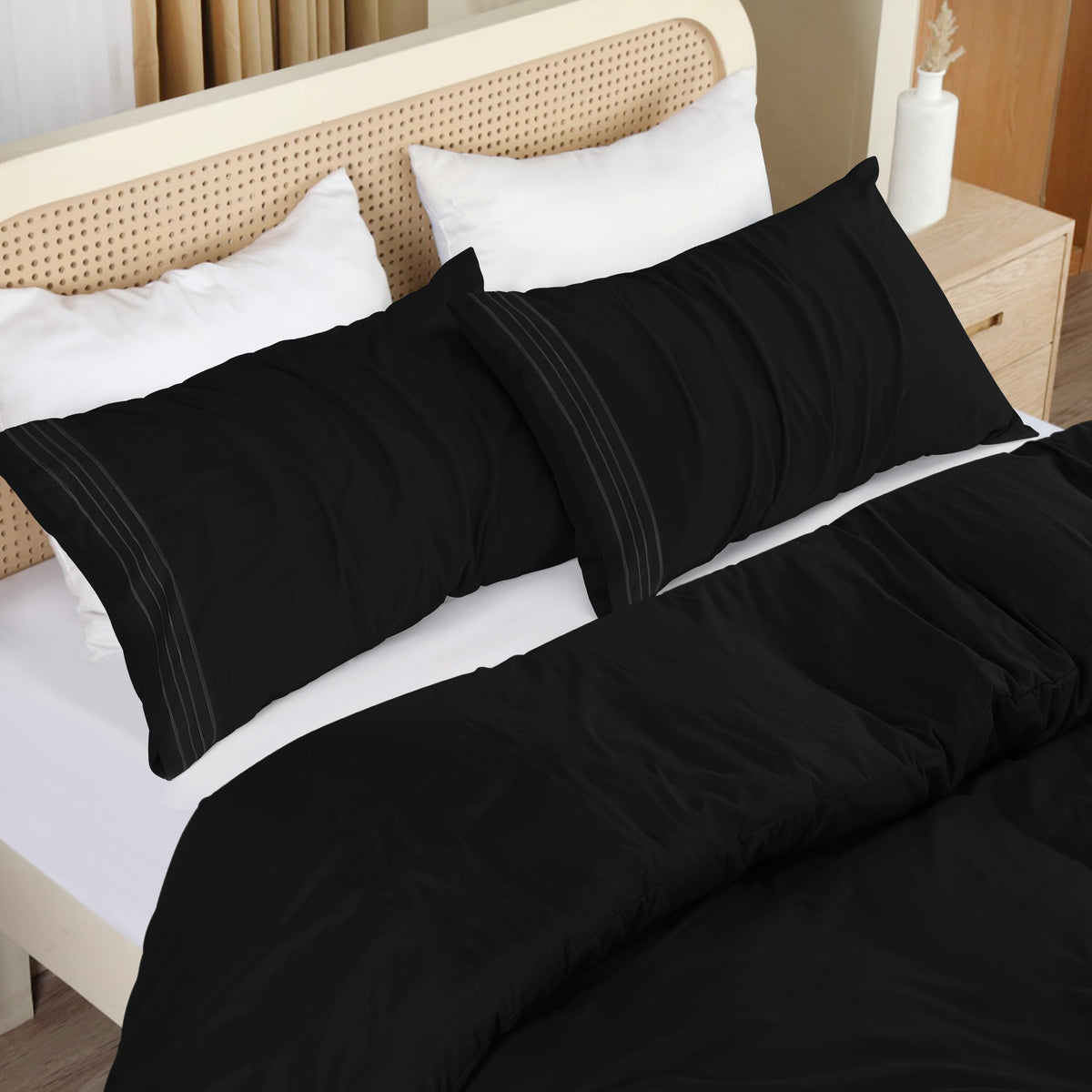 Fine Embroidery Duvet Cover Set