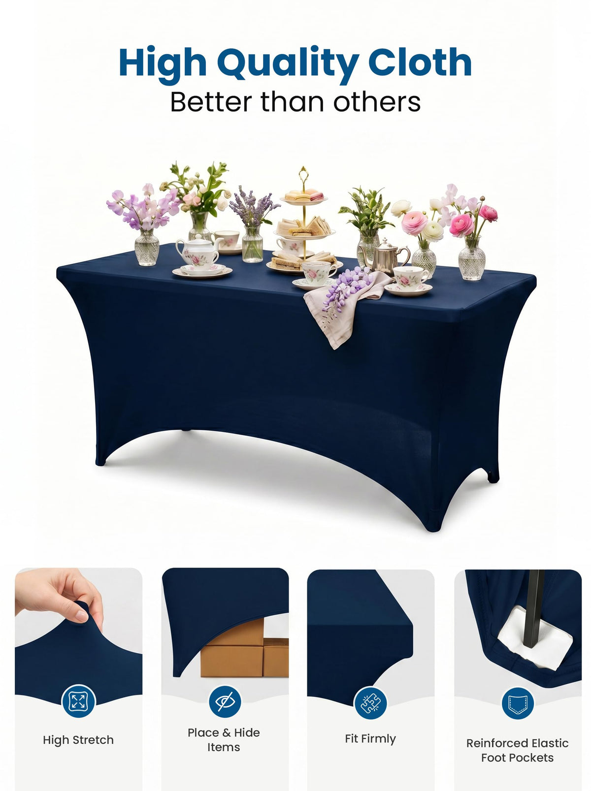 Stretchable Fitted Table Cover