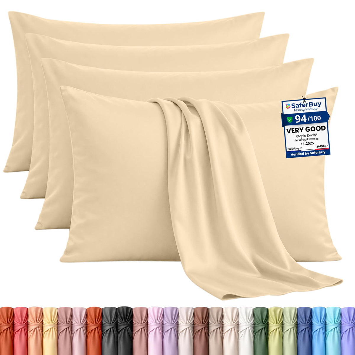 Everyday Soft Pillowcase - Pack of 12