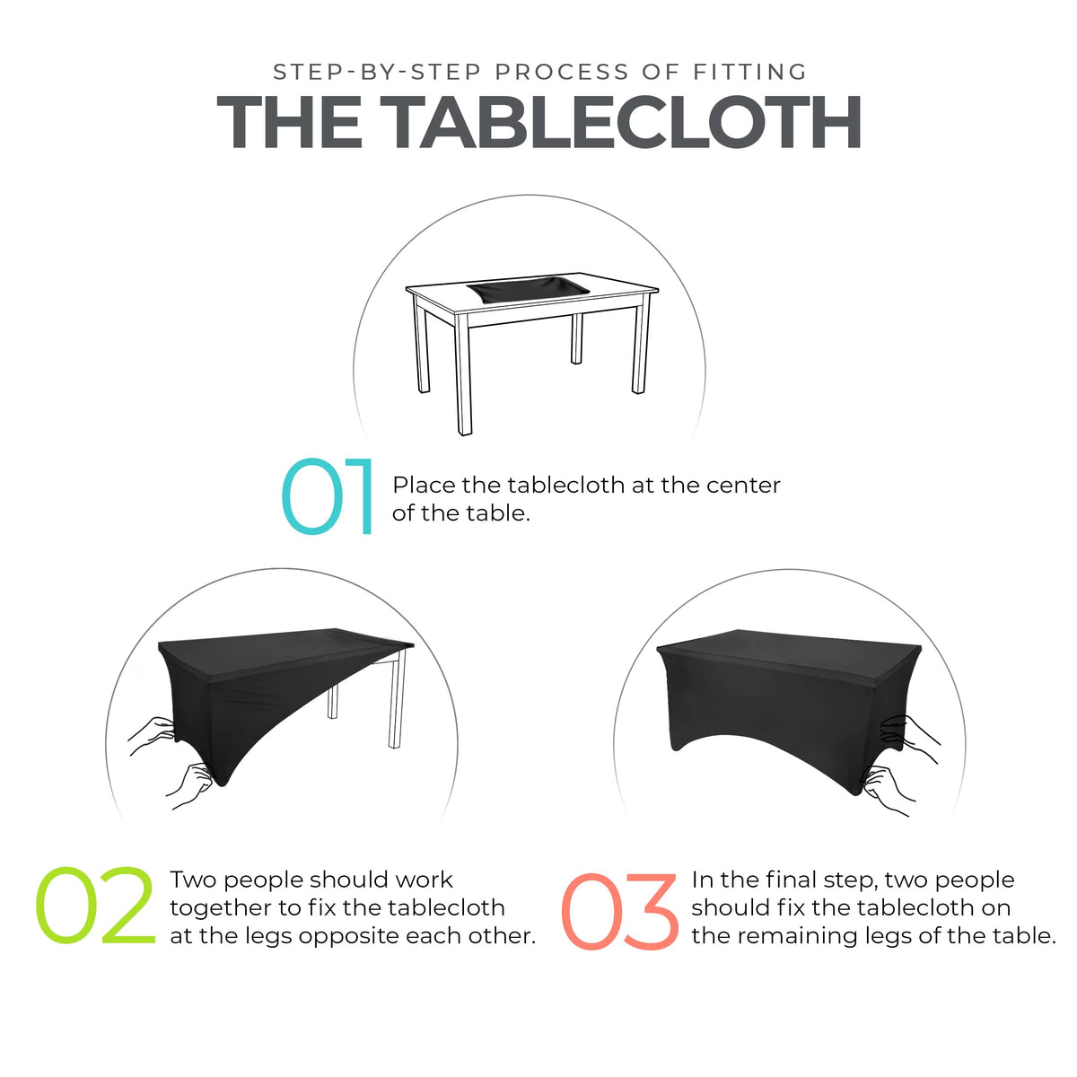 Stretchable Fitted Table Cover
