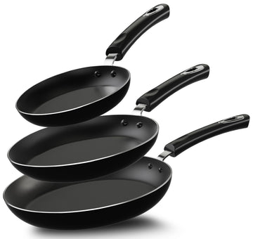 3-Piece Non-Stick Aluminium Frying Pan Set