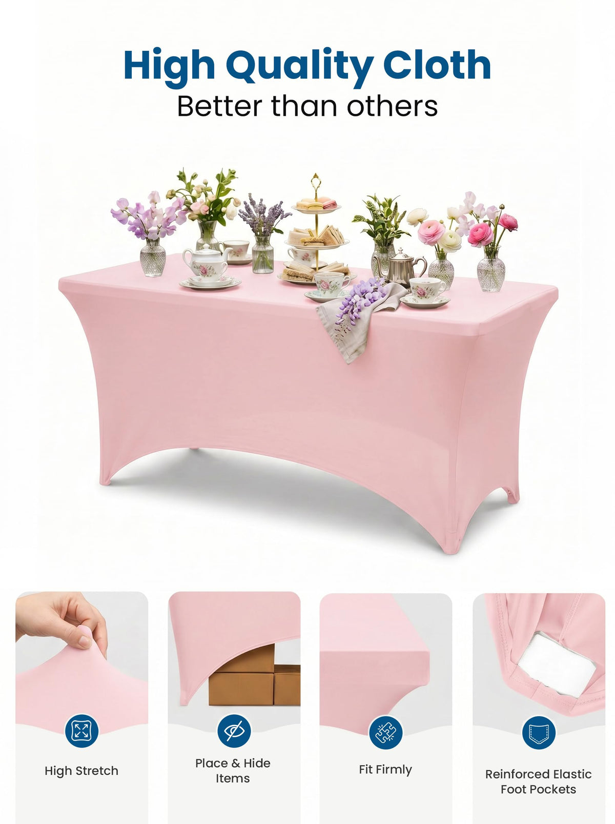 Stretchable Fitted Table Cover