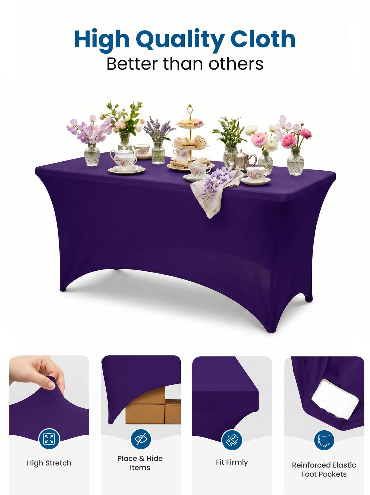 Stretchable Fitted Table Cover