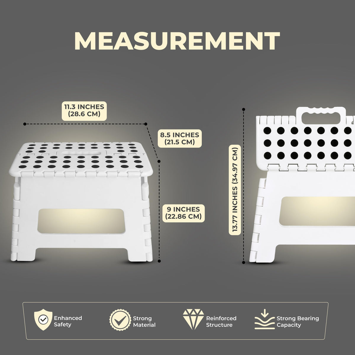 9-Inch Folding Step Stool