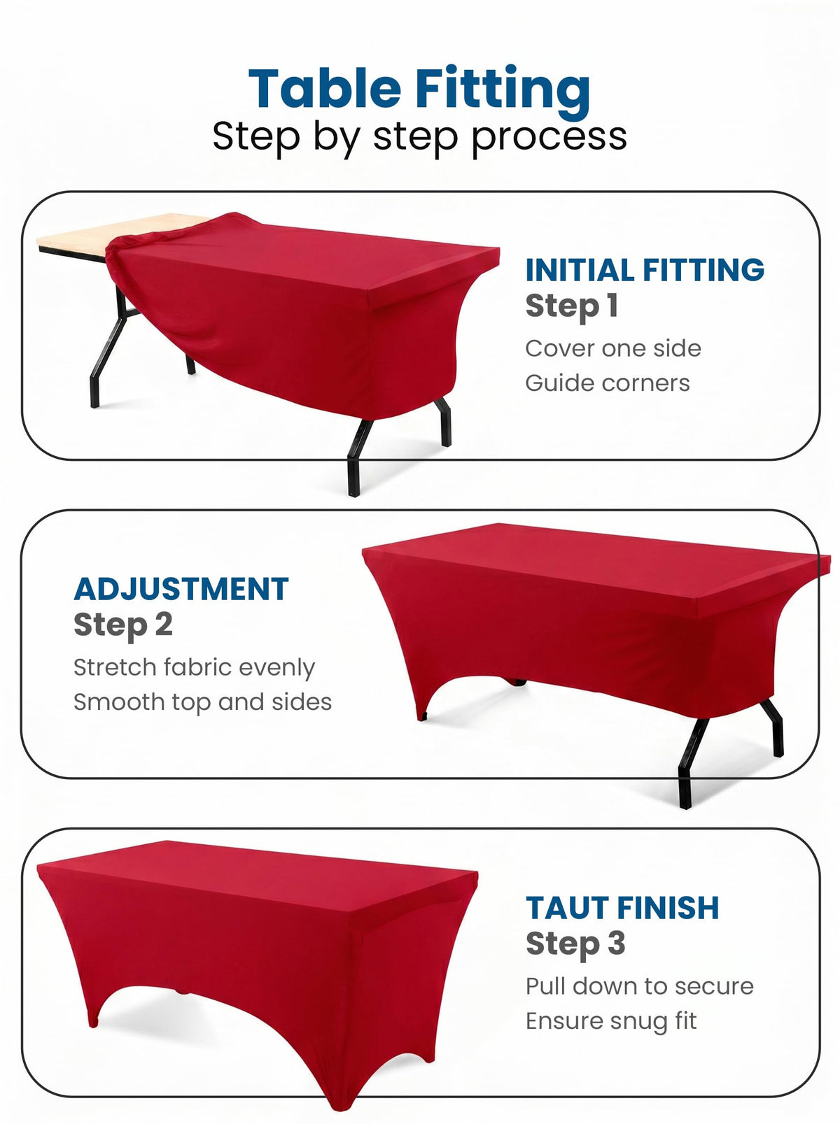 Stretchable Fitted Table Cover
