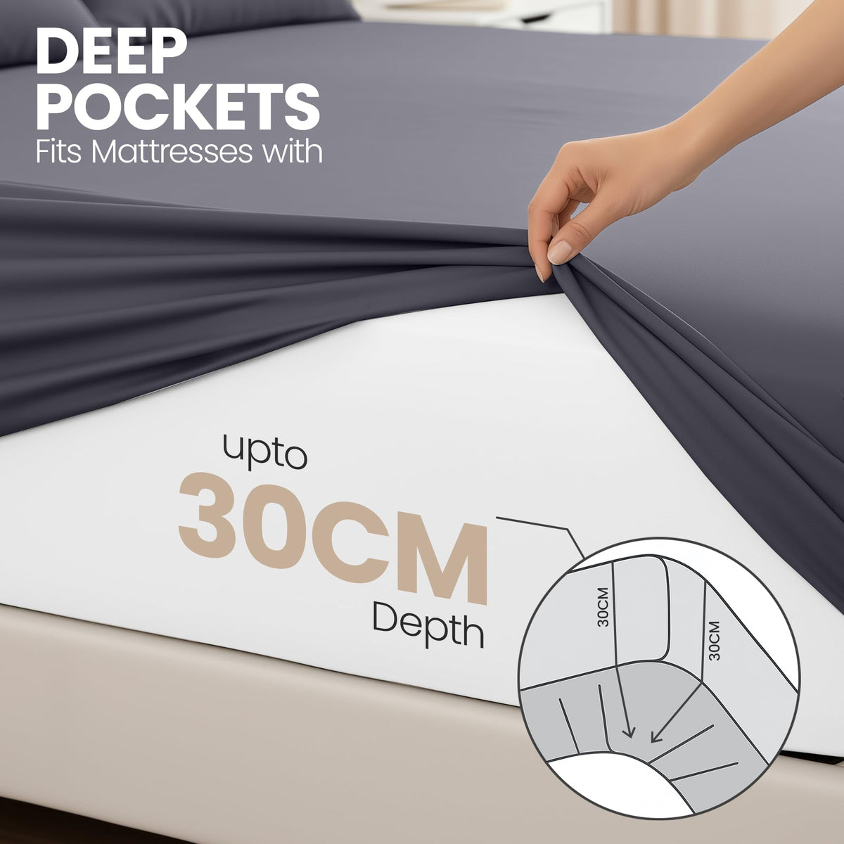Everyday Soft Fitted Sheet - Multipack