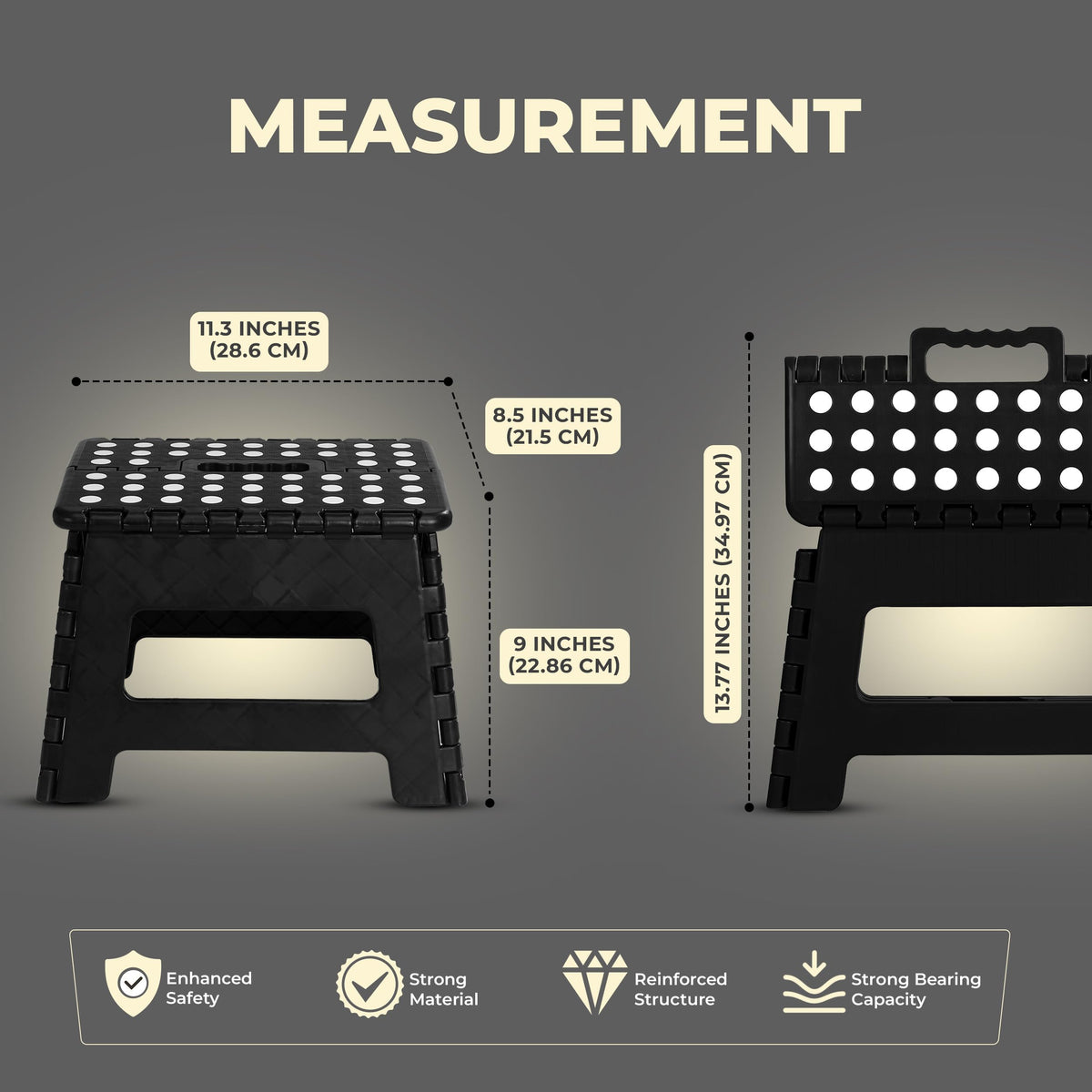 9-Inch Folding Step Stool