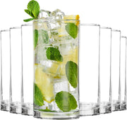 Reusable Clear Plastic Tumblers Pack of 8