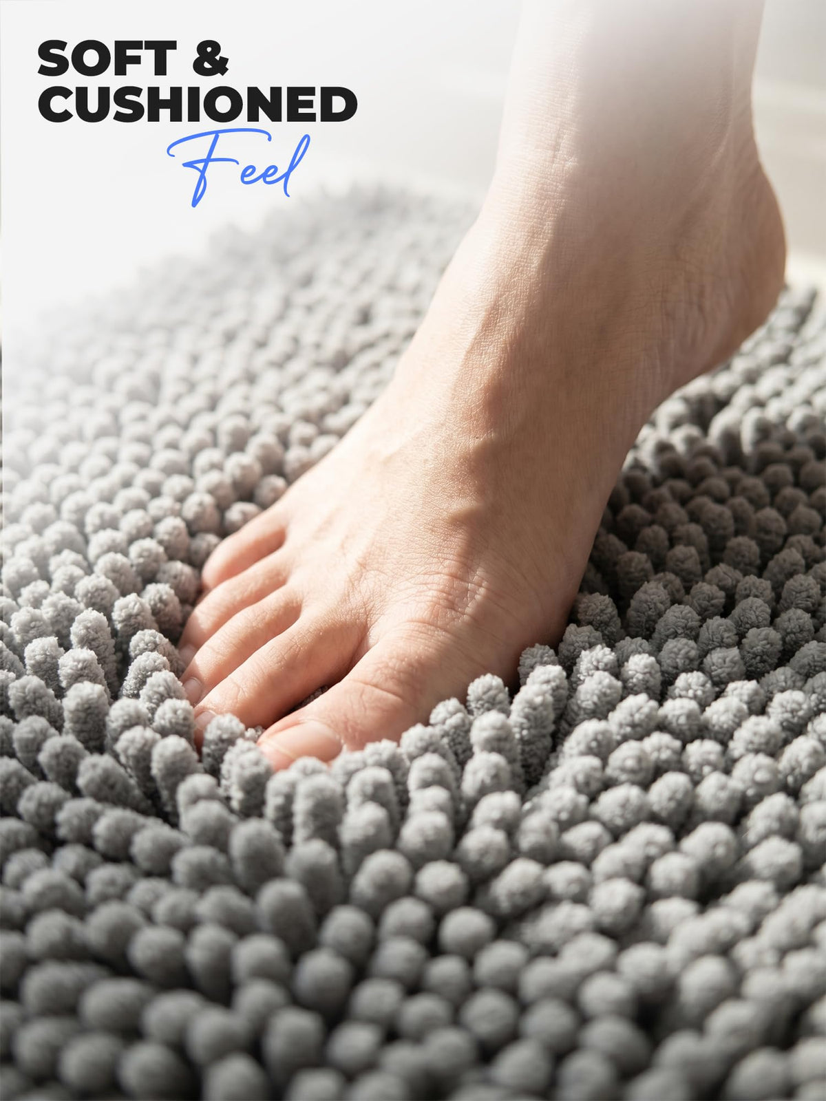 Chenille Microfibre Bath Mat