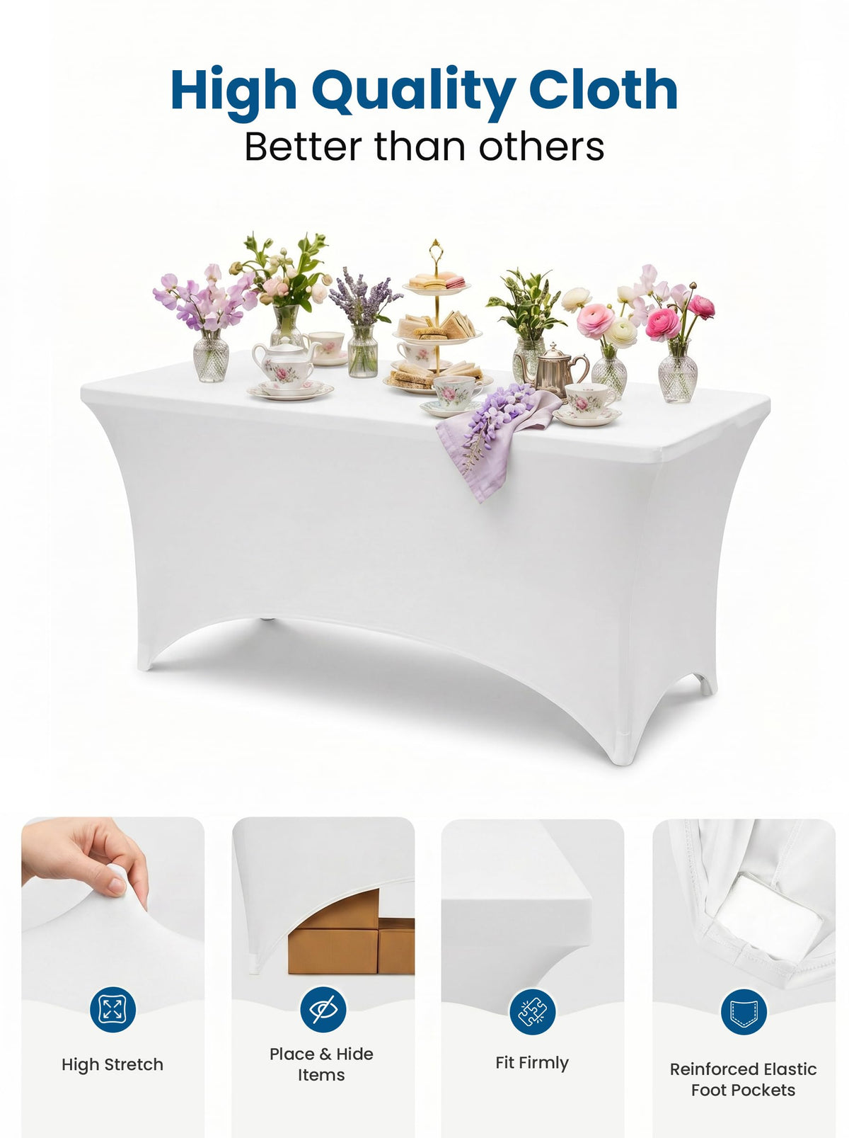 Stretchable Fitted Table Cover