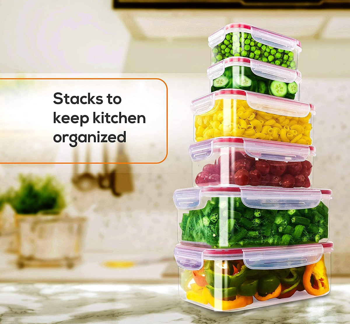 Leakproof Stackable Food Storage Containers