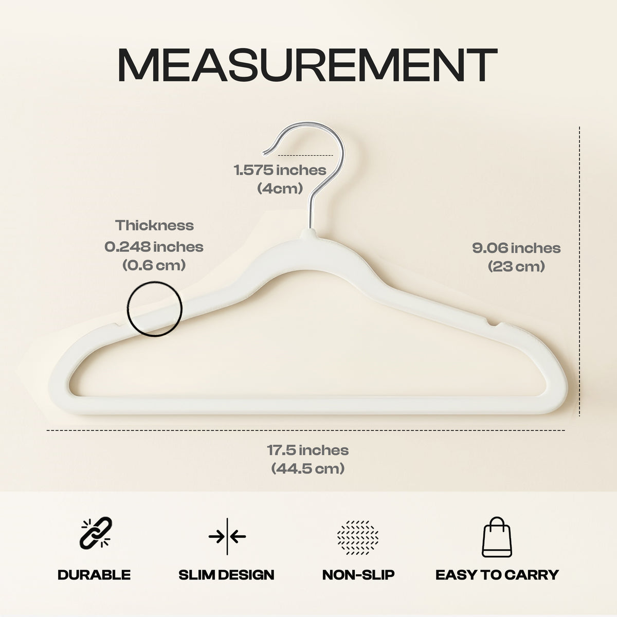 Non-Slip Velvet Clothes Hangers