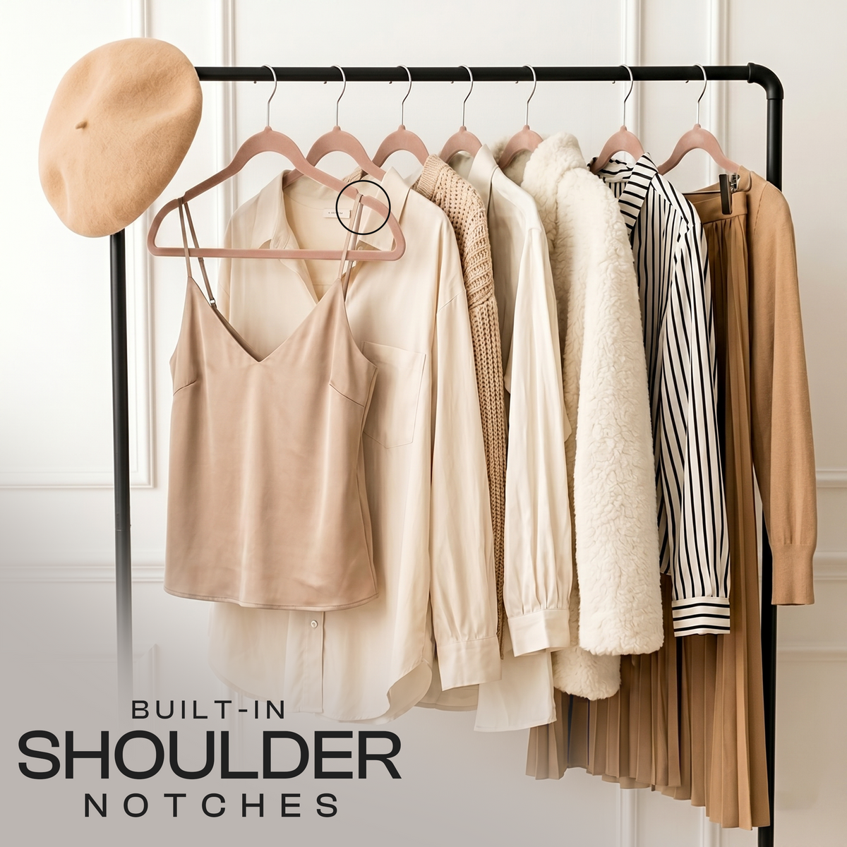 Non-Slip Velvet Clothes Hangers