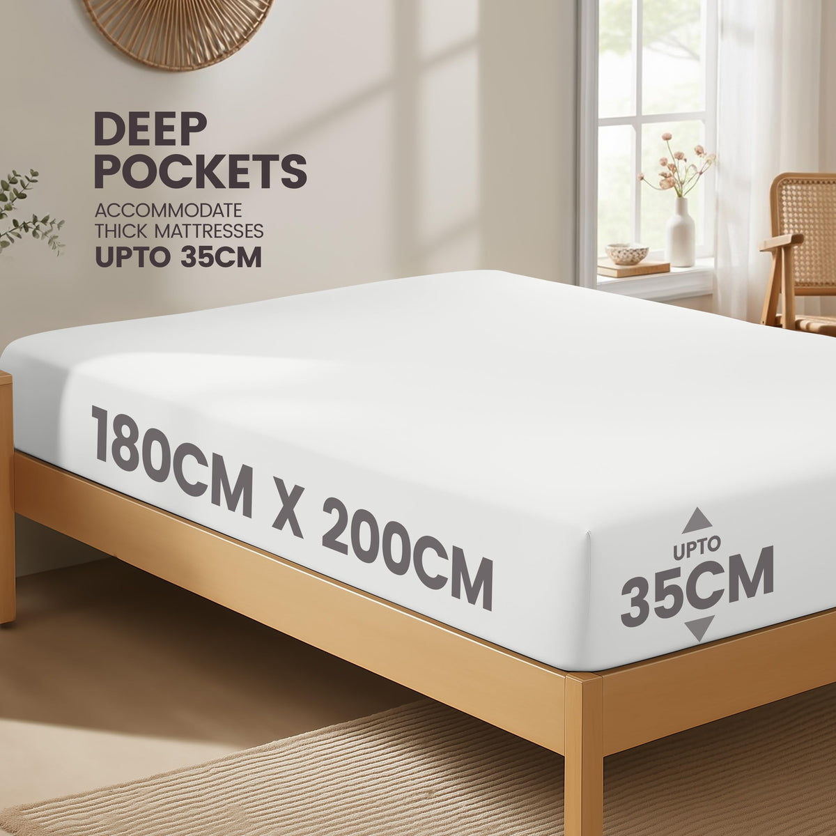 Everyday Soft Deep Fitted Sheet